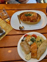 Fischlasagne Und Gemischter Fischteller