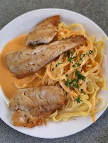 Zander Mit Tagliatelle